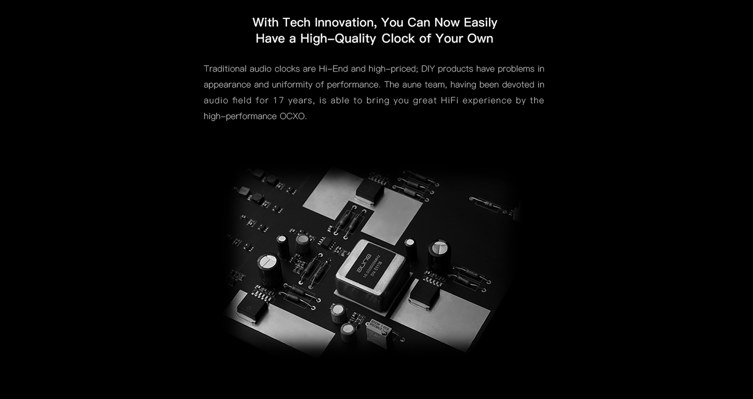 XC1 - Product Details - AUNE Audio